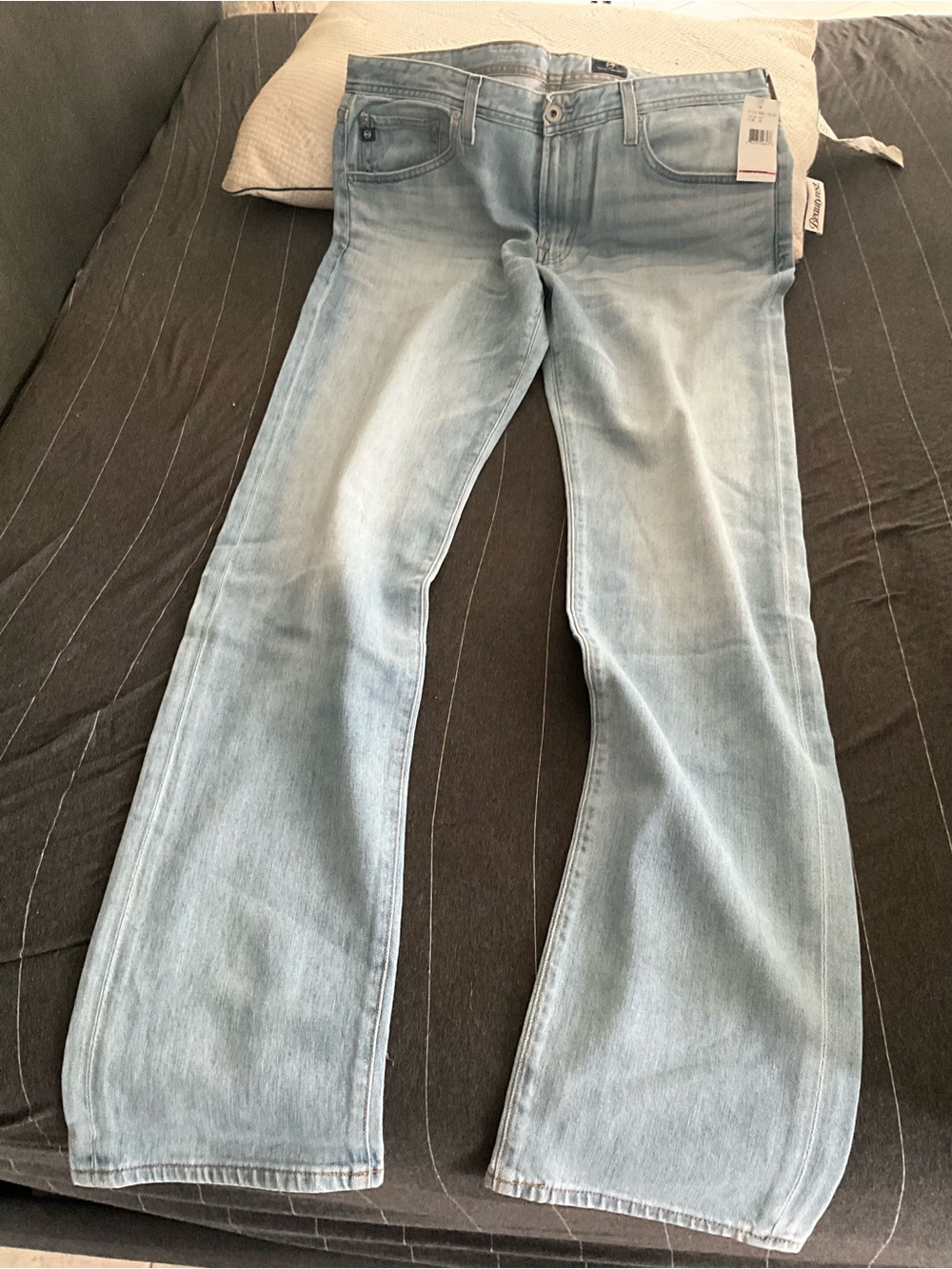 Ag Adriano Goldschmied Light Blue Flare Jeans